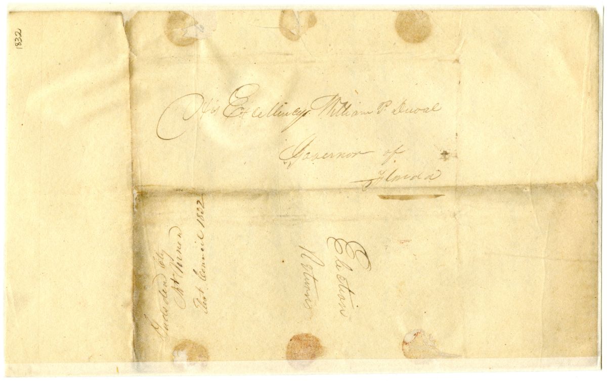 Election Returns from Gadsden County for the Florida Territorial Legislative Council, 1832