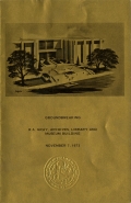 Program for the Groundbreaking of the R.A. Gray Building In Tallahassee, 1973