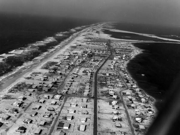Aerial view of Pensacola Beach - Pensacola, Florida .