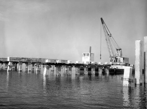 Construction of the Third Bay Bridge - Hillsborough County, Florida.