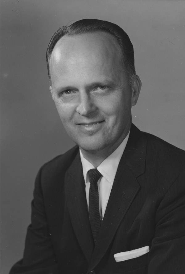 Portrait of Jay W. Brown, Deputy State Highway engineer .