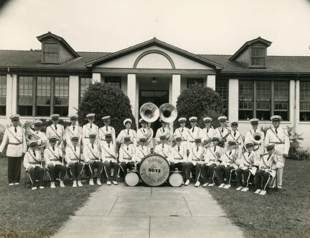 Florida Memory • Group portrait of the Florida Industrial School for