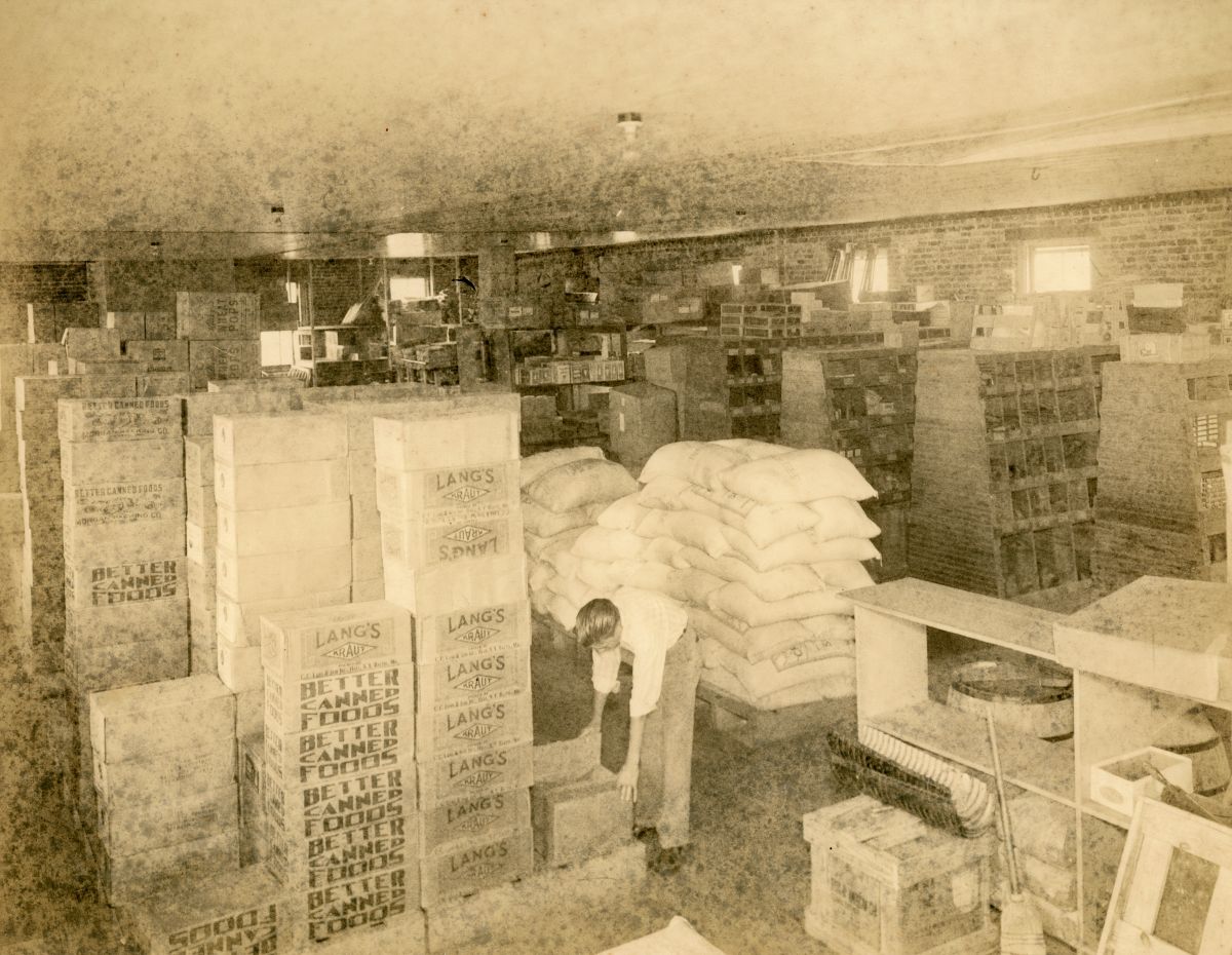 Interior view of supply room at the School for Boys in Marianna, Florida.