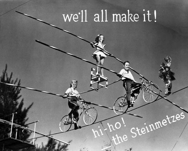 Steinmetz family Christmas card for 1942.