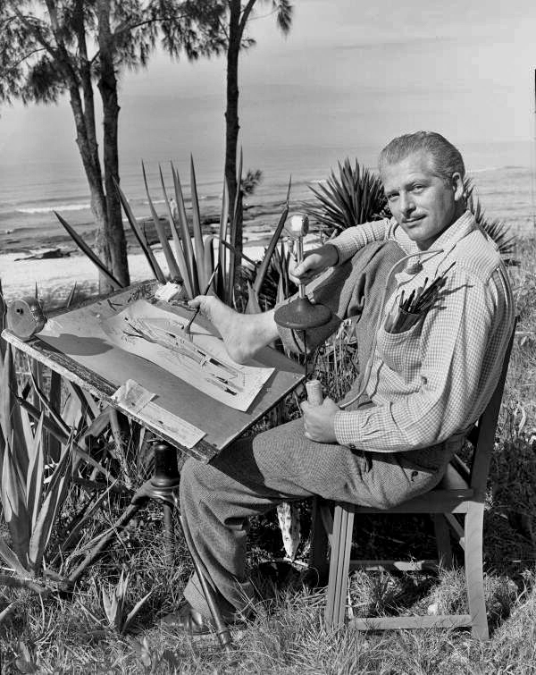 Gag portrait of cartoonist Bandel Linn.