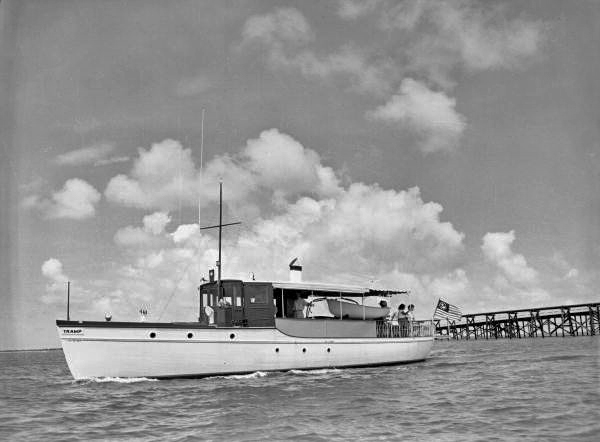 Florida Memory View Of The Charter Boat Tramp At The Dry Tortugas 