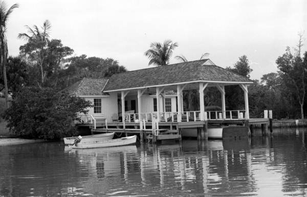 Boathouse at the Cabbage Key Inn & Studio.