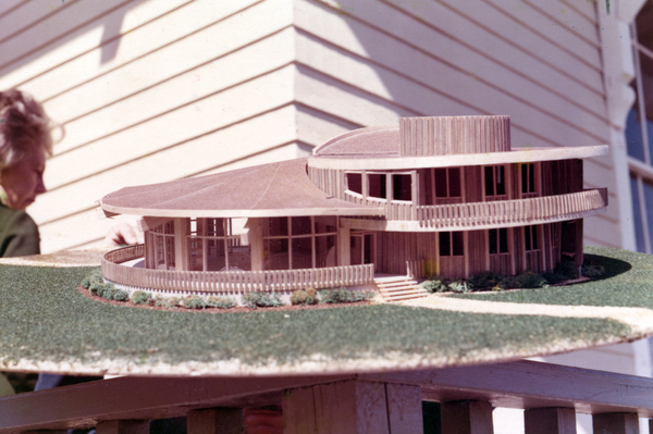 Model of Koreshan Unity new headquarters.