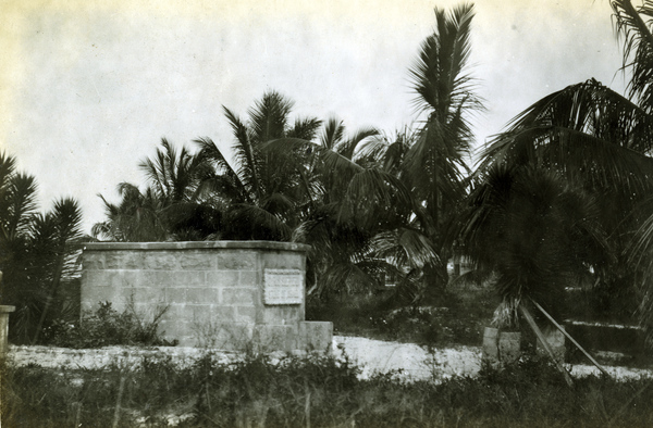 Dr. Teed's mausoleum at Ft. Myers Beach on Estero Island, Florida.
