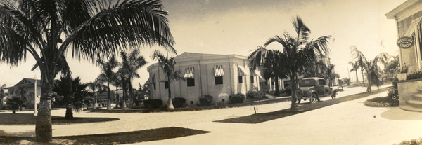 Collier Corporation Administration Building in Everglades City.