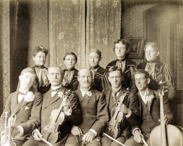 Part of the Koreshan Unity orchestra in Chicago, Illinois.
