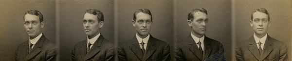 Collage of Koreshan Claude Jerome Rahn.