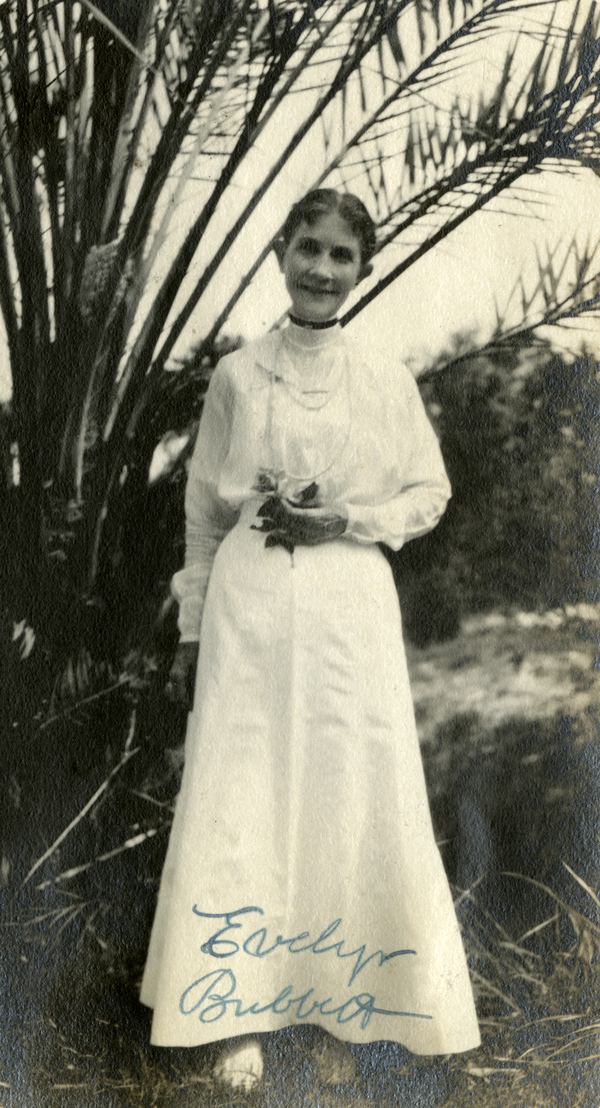 Portrait of Koreshan Evelyn Trickett Bubbett.