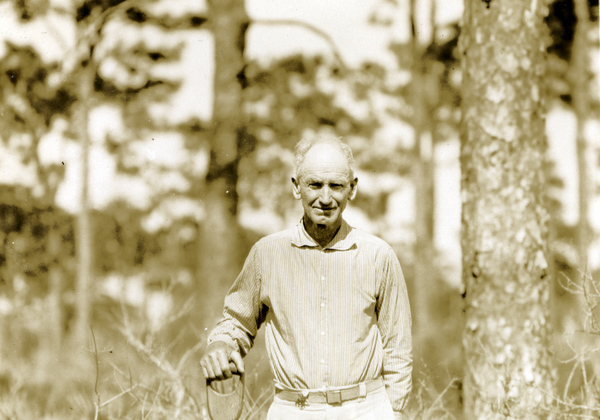 Portrait of Koreshan Charley Hunt.