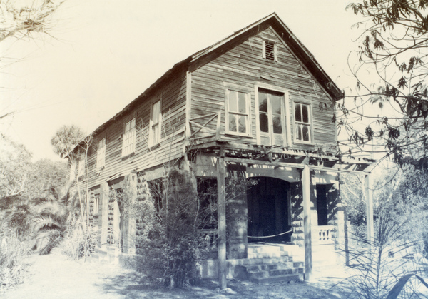 Koreshan Unity founder's house at the Koreshan State Historic Site park in Estero shown during the 1985 Solar Festival.