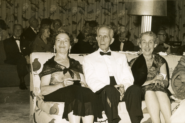 Portrait of Koreshans aboard the S.S. Constitution.