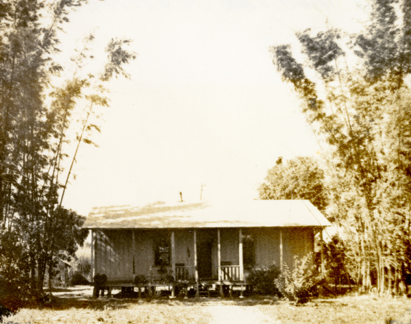 Two member cottage at the Koreshan Unity in Estero, Florida.