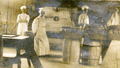 Bakers at work at the Koreshan Unity in Estero, Florida.