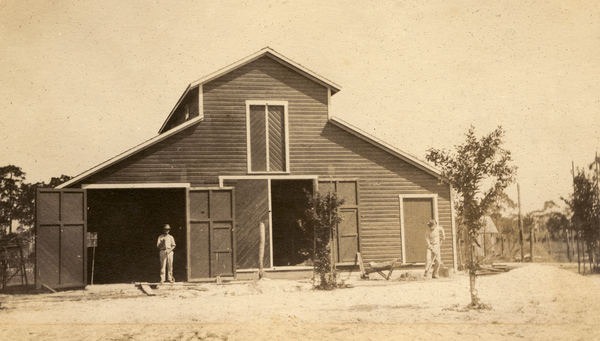 Barn at the estate of Berthaldine Boomer in Estero, Florida.