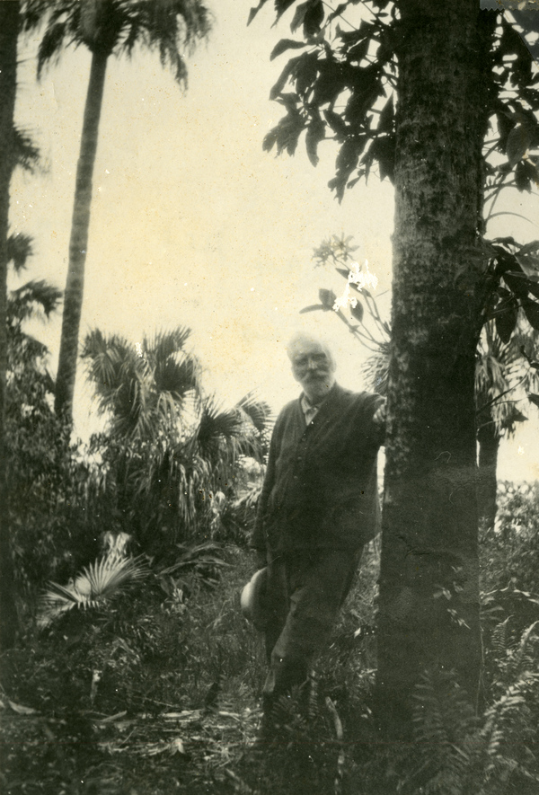 Portrait of Dr. Henry Nehrling in Naples, Florida.