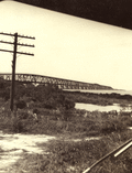 Bahia Honda Bridge in Monroe County, Florida.