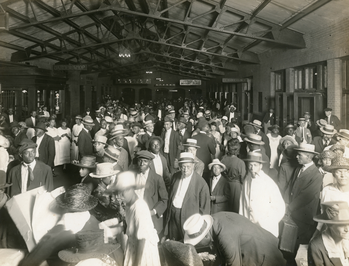 Union Terminal railroad depot concourse in Jacksonville.