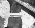 Aerial view of pumping station 5A in the CSF Flood Control District at Twentymile Bend.