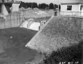 Close-up view of spillway at the Ortona Lock on the Caloosahatchee River.