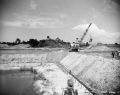 Construction of structure #46 at canal 18 in the CSF Flood Control District near Lake Okeechobee.