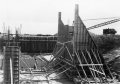 Close-up view of hydraulic structure being constructed in the CSF Flood Control District near Lake Okeechobee.
