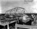Bridge across Kissimmee River at State Road No. 78 nearing completion.