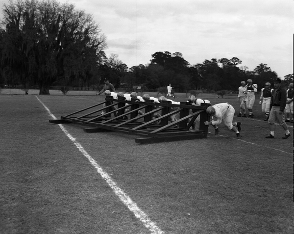 FSU football practice in Tallahassee, Florida.
