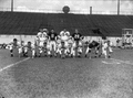 Group portrait of FSU football team in Tallahassee, Florida.