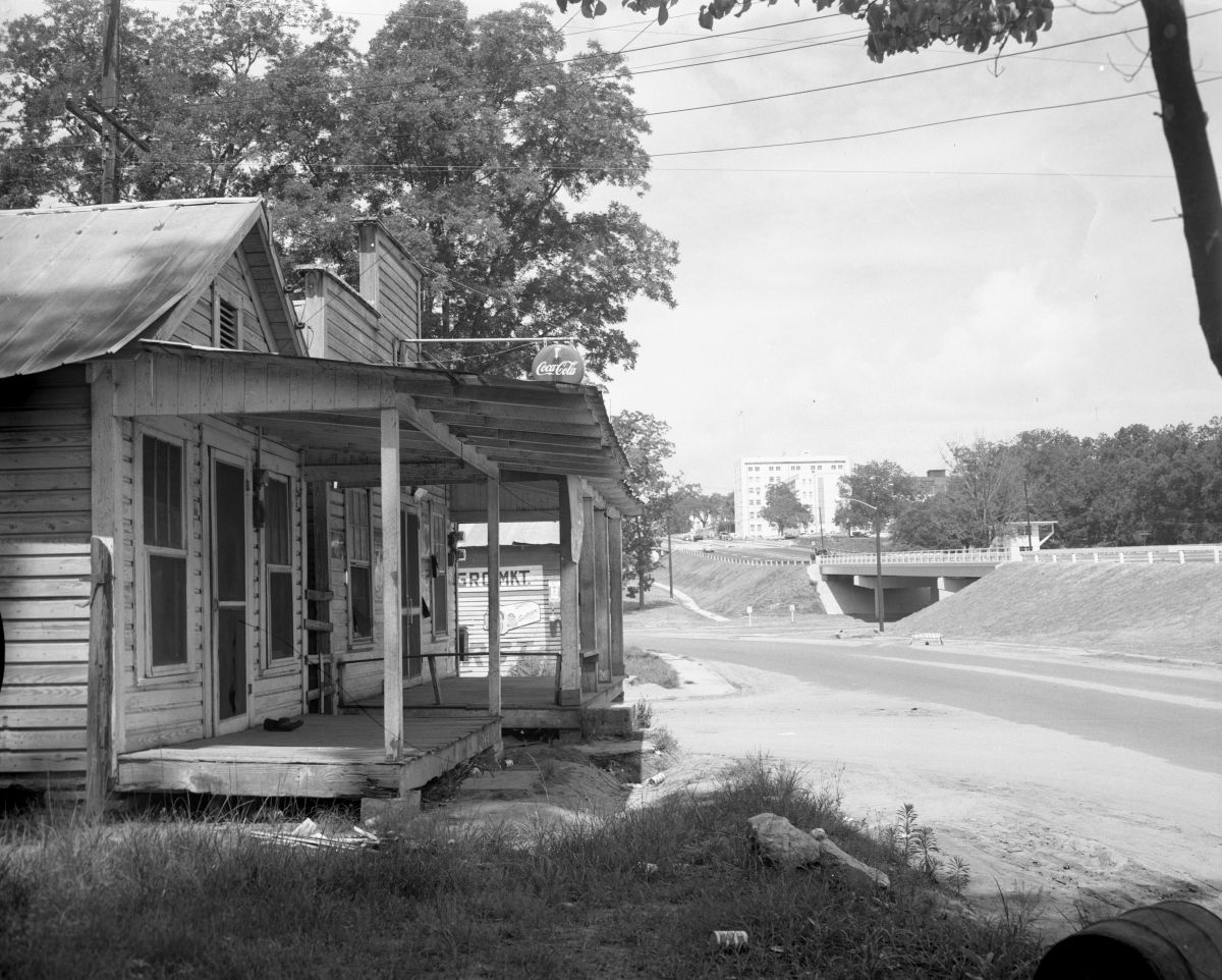 Lafayette St. running along the African American community of Smokey Hollow in Tallahassee, Florida.