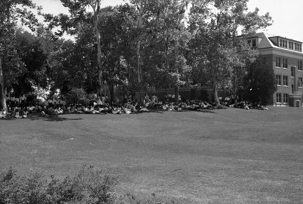 Protest on FAMU campus in Tallahassee, Florida.