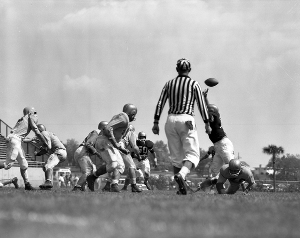 FSU "Garnet and Gold" game in Tallahassee, Florida.