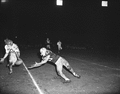 FSU football player #27 Jack Espenship making a catch during the game against the University of Richmond.