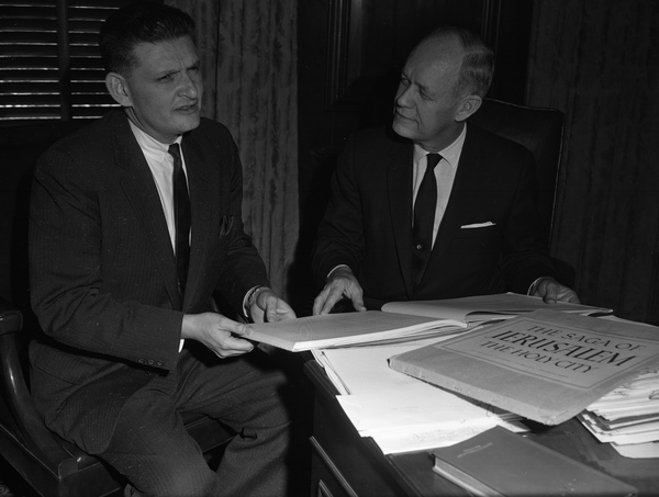 Florida Memory • Governor Farris Bryant, right, chatting with Moshe ...