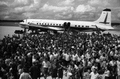 FSU's football team met by fans in Tallahassee.