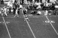 FSU E Fred Biletnikoff at the sideline after catching a pass during game in Tallahassee against UF.