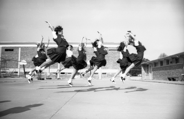 Cobb Middle School cheerleaders in Tallahassee.