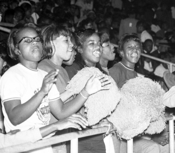 Students at the 1967 FAMU homecoming celebration in Tallahassee.