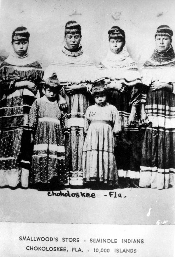 Seminole Indians at Smallwood’s Store in Chokoloskee, Florida, ca. 1900 Seminole Indians at Smallwood’s Store in Chokoloskee, Florida, ca. 1900