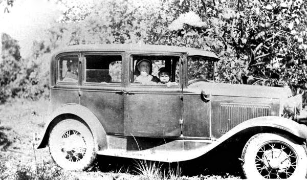 Deaconess Bedell in her Model A.