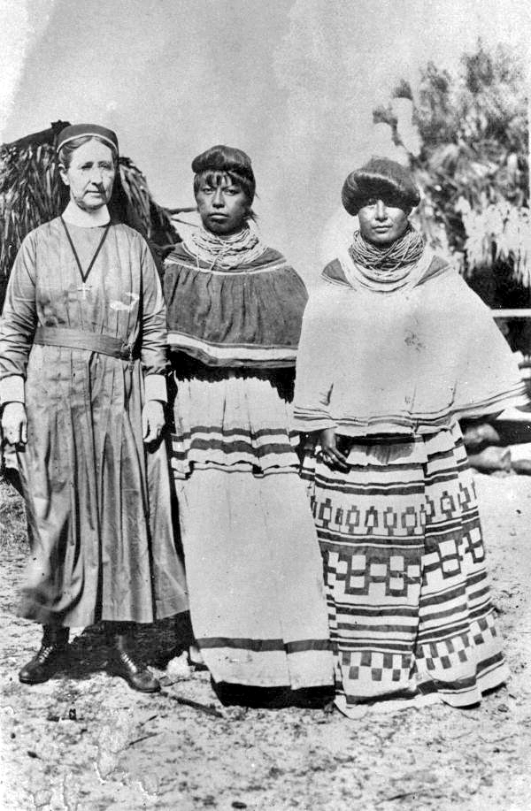Deaconess Bedell with Mary Osceola Huff and Fanny Stuart.