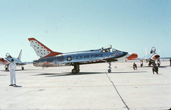 USAF F-100 at NAS Key West.
