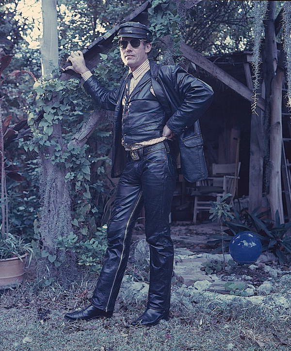 Portrait of writer Kirby Congdon - Key West, Florida.