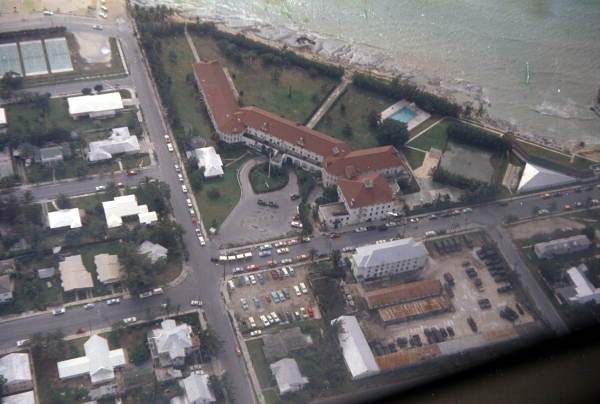 Aerial view of the Casa Marina Hotel - Key West, Florida.