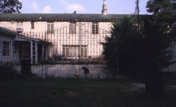 View showing the back of the Lykes House in Brooksville, Florida.