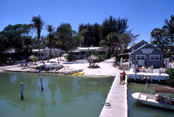 Marina at the Tween-Waters Inn on Captiva Island, Florida.